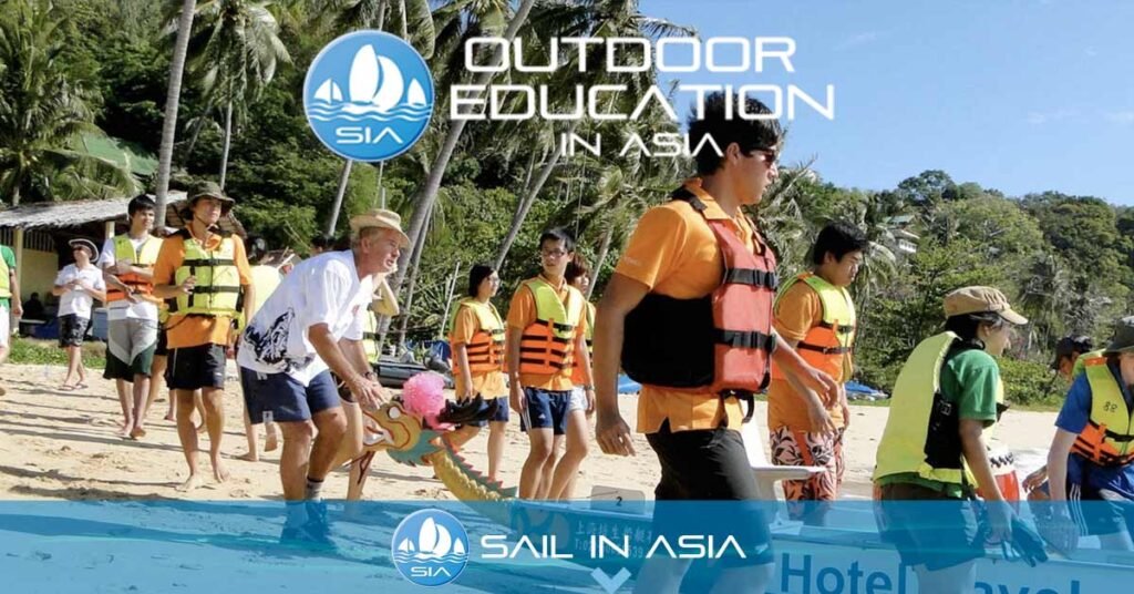 outdoor education in asia. sail in asia