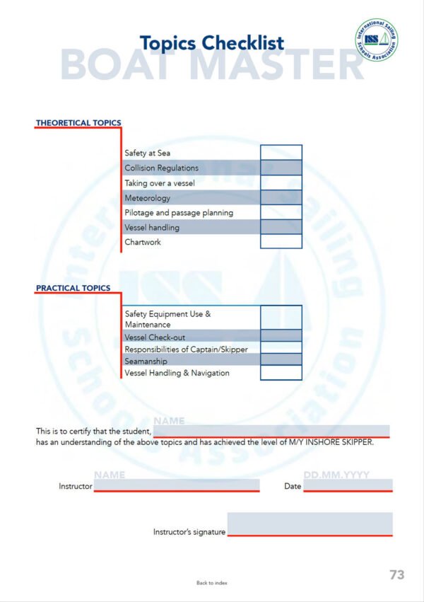 SIA-my-inshore-skipper-1-pdf-manual-P4 ISSA PDF Handbook topics checklist